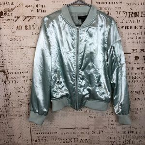 Green Bomber Flight Jacket